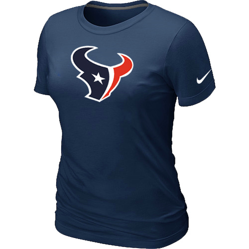 Nike Houston Texans Women's Legend Logo Dri-FIT NFL T-Shirt - Dark Blue